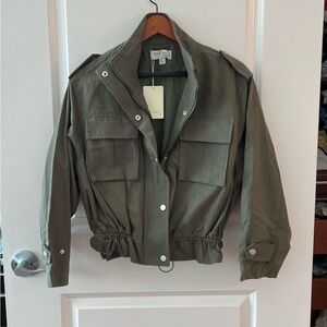 See U Soon Olive Green Lightweight Jacket Size Small NWT